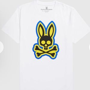 Psycho Bunny - Mens Patchin Tee - 100 White